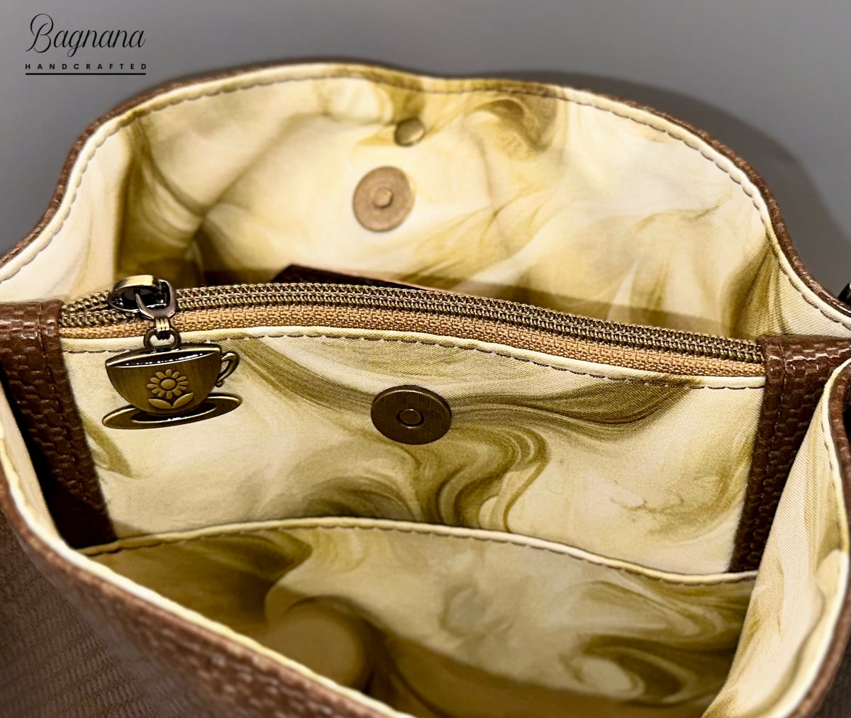 The Coffee Basket - Semi-Structured Slouch Bag