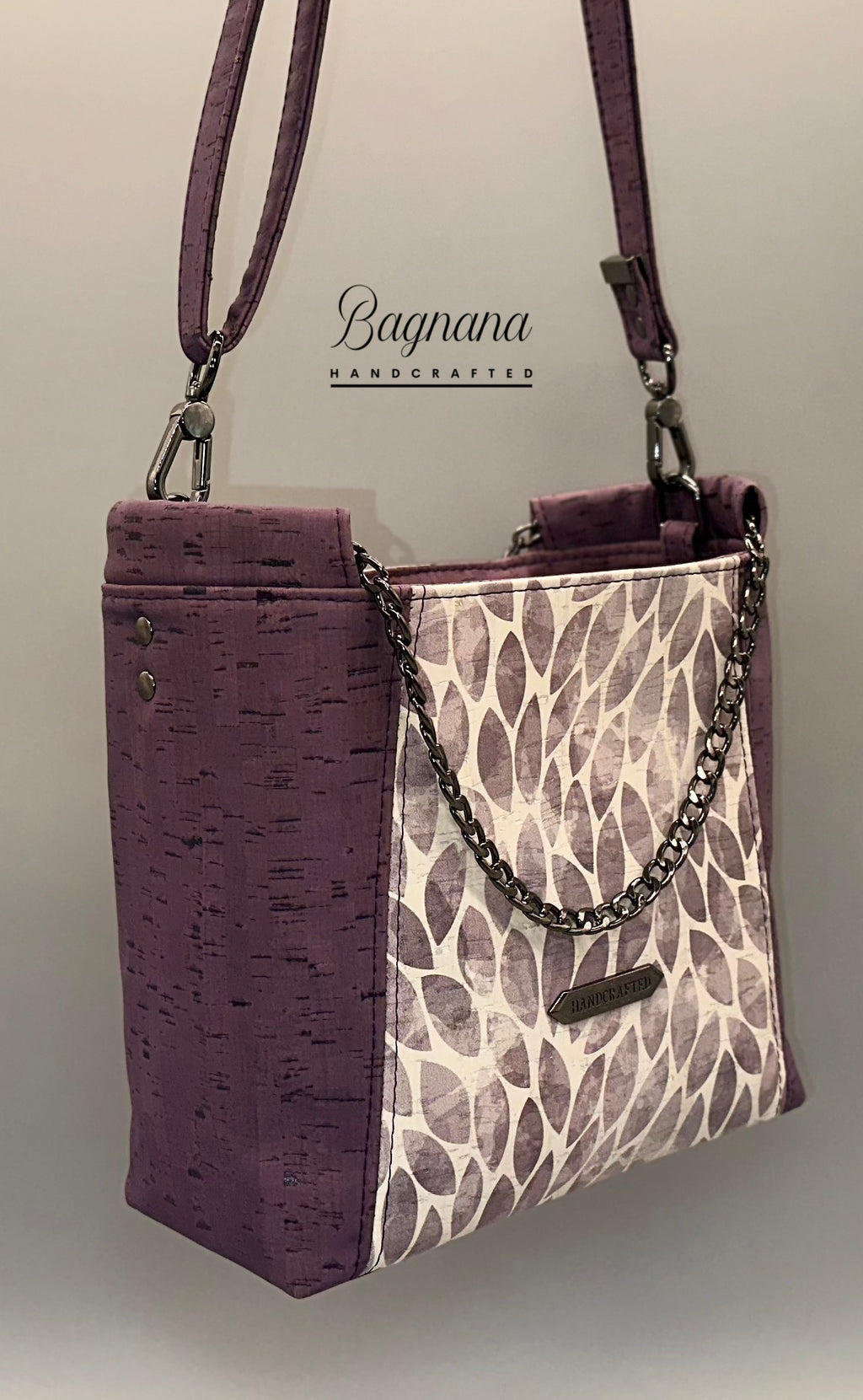 Violet Vine Tote - Cork