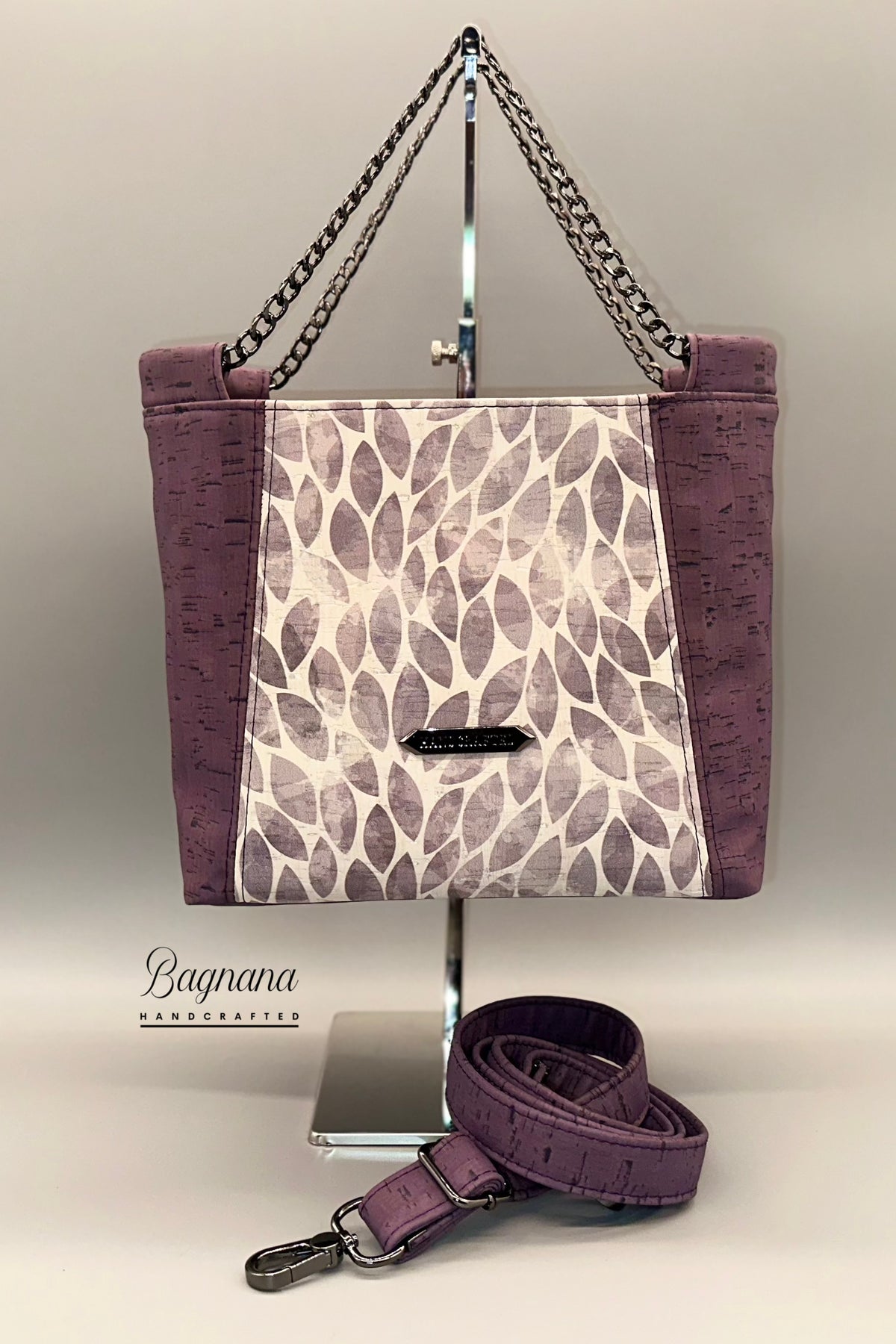 Violet Vine Tote - Cork