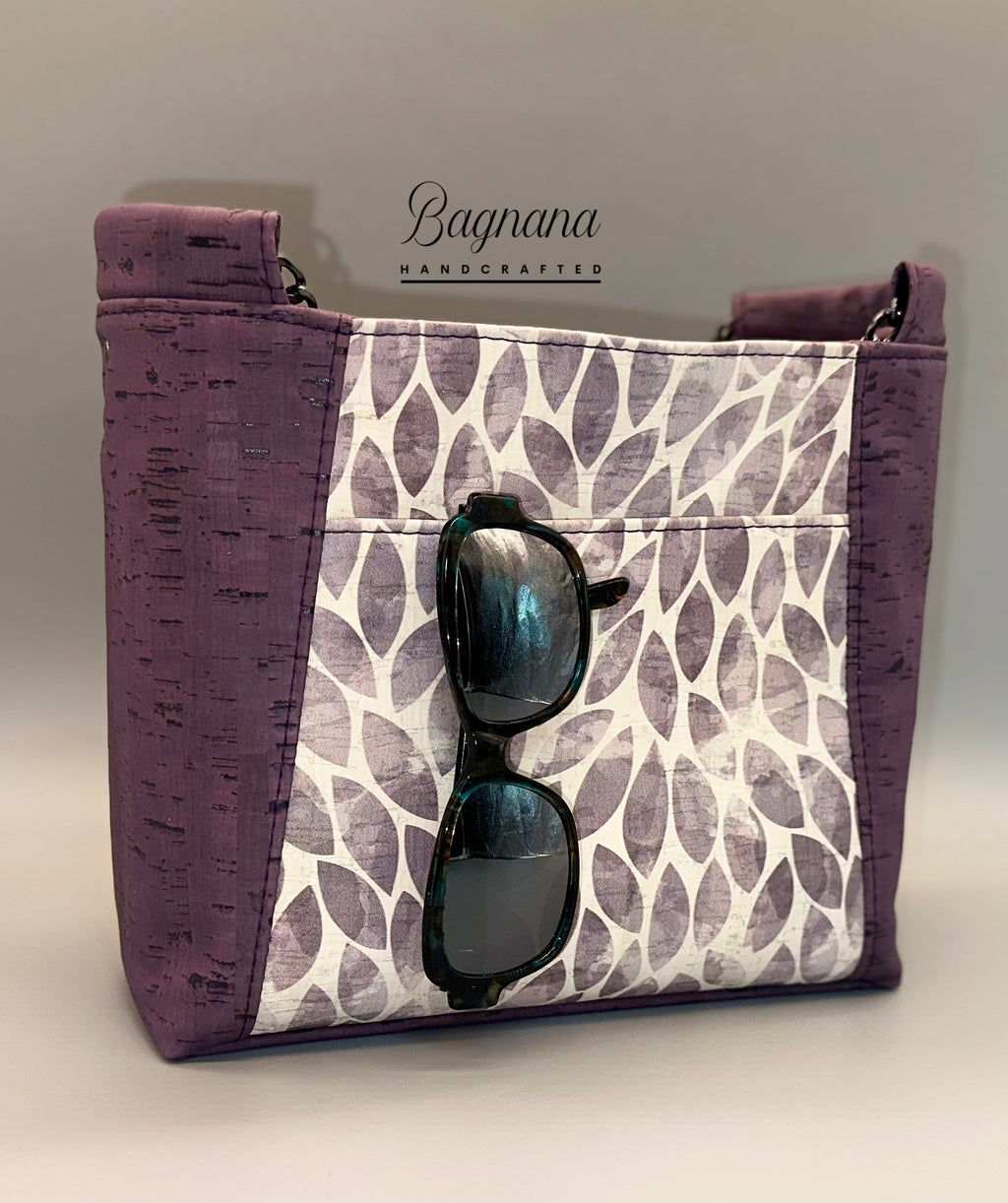 Violet Vine Tote - Cork